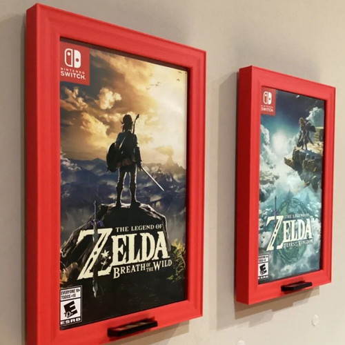 Wall Mount Frame for Nintendo Switch 1 and 2 Games new