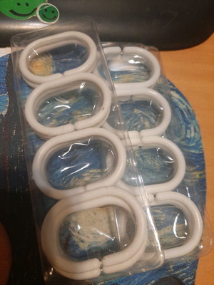 Curtain rings new, pack of 48 pieces