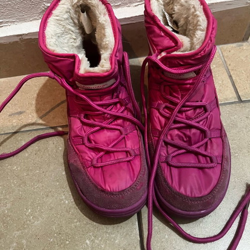 Benetton children's winter boots size 35 pink new