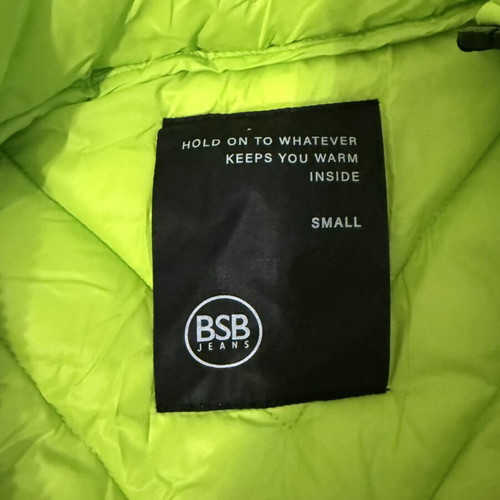 BSB sleeveless vest like new, green, size S