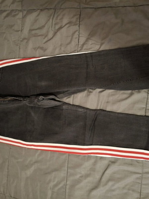 Jeans black push up mid-rise very elastic
