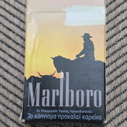 Marlboro special edition empty pack used