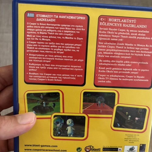 Casper's Scare School PlayStation 2 PS2 game used, Greek version
