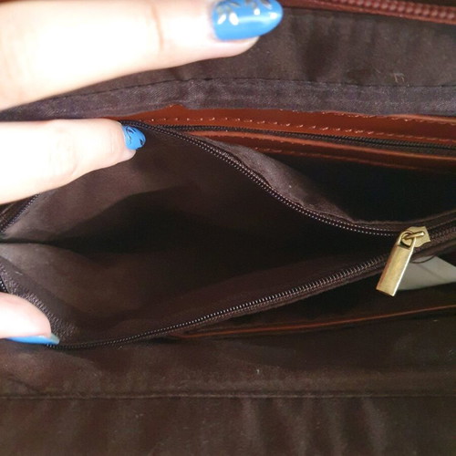 Handbag like new, brown