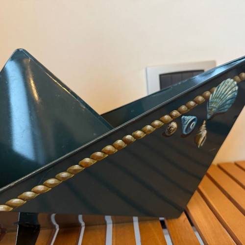 Decorative metal boat handmade used