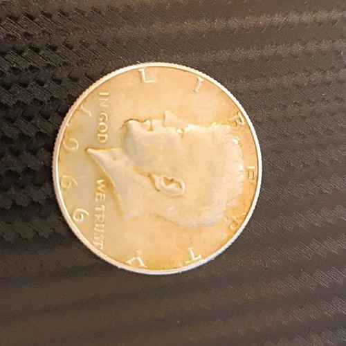 Half Dollar United States 1966 used in very good condition