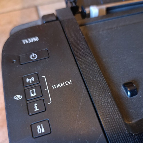 Canon TS3350 printer like new with ink