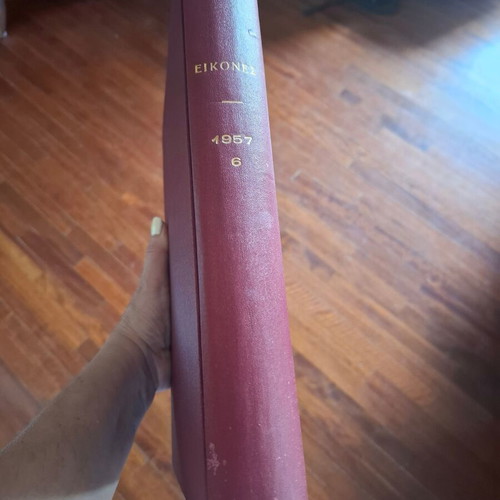 Eikones leather-bound volumes like new, 39 rare issues 1956-1957