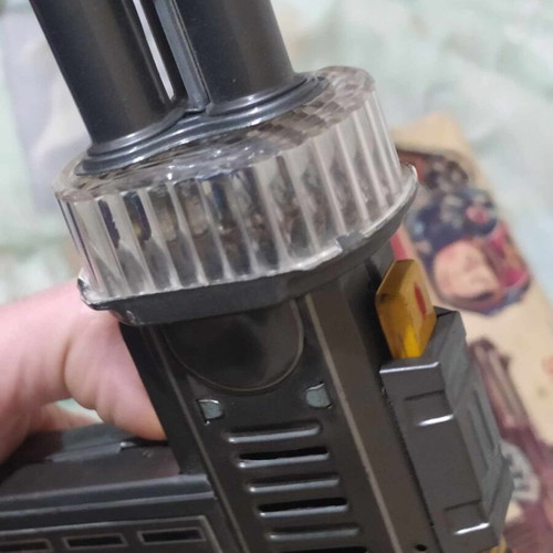 Space Ruler Machine Gun new tin toy 1960s Horikawa Japan