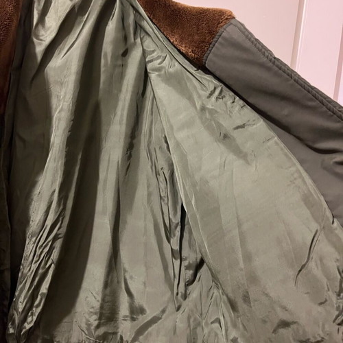 Benetton vintage warm jacket like new, green
