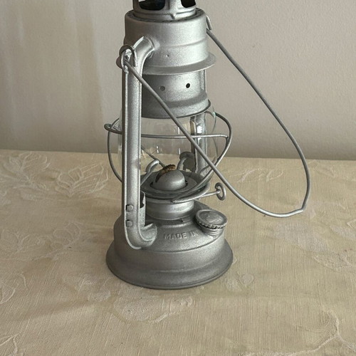 Vintage BAT No.158 storm lantern used, made in DDR 1950-1980