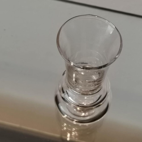Small glass vase used, vintage, gift packaging included