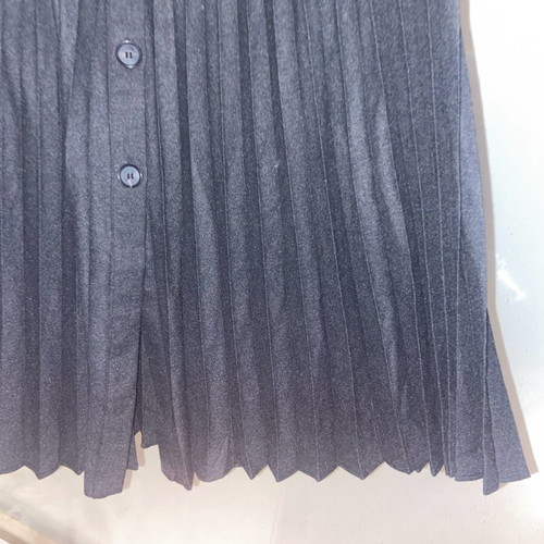 Zara midi pleated winter skirt dark gray like new Small