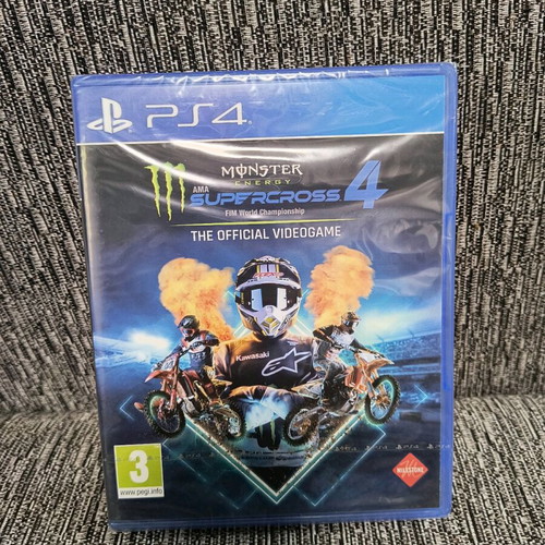 Monster Energy Supercross 4 PS4 new, factory sealed