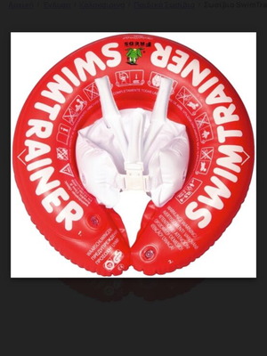 Βρεφικό σωσίβιο Fred Swimtrainer κόκκινο, έως 18 κιλά, σαν καινούργιο