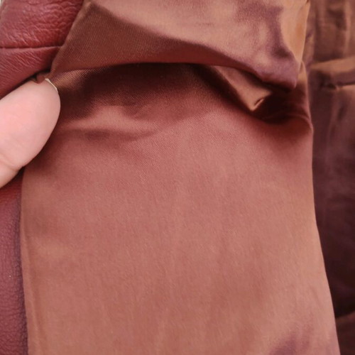 Arma genuine leather jacket new, size L, burgundy
