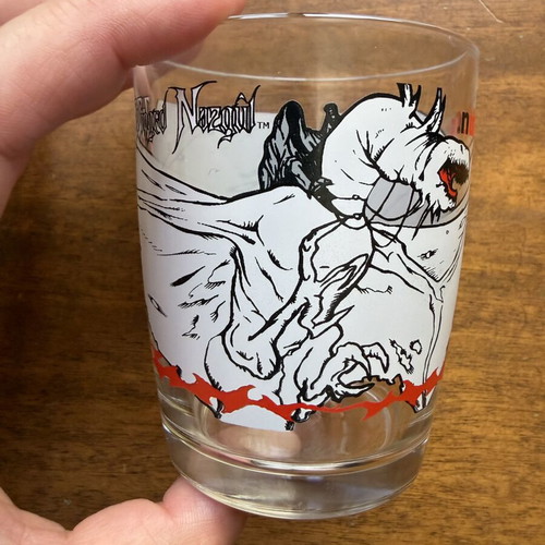 Nutella The Lord of the Rings glass Nazgul The Return of the King like new