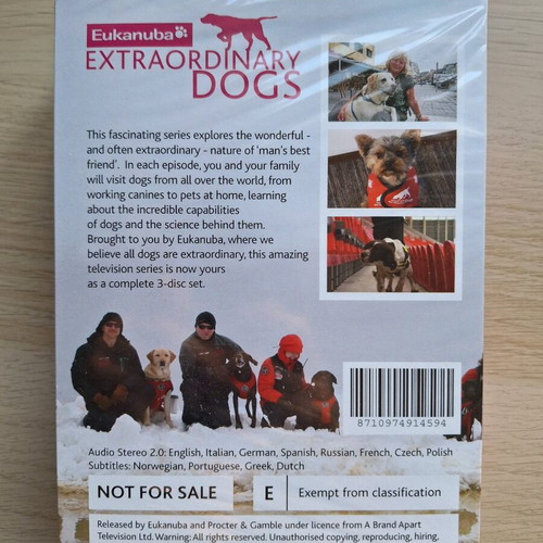 Extraordinary Dogs DVD new, complete documentary TV series