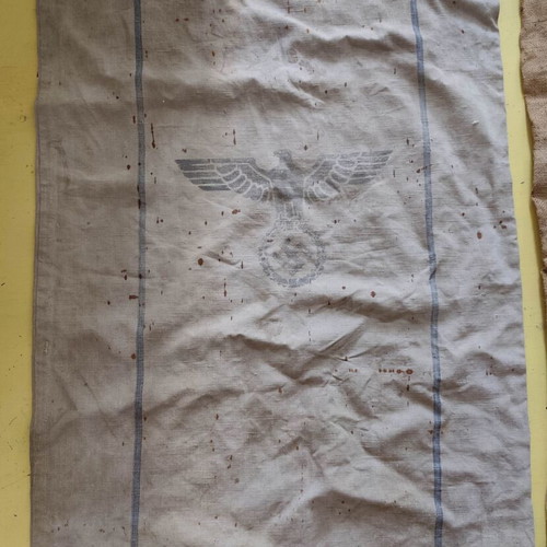 German WW2 sack used with symbol and plain sack