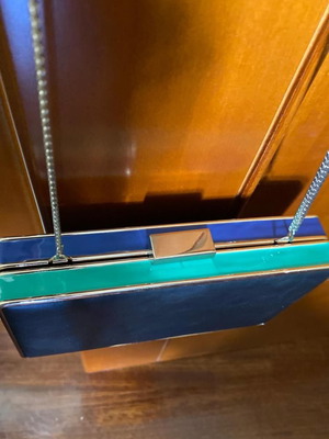 Zara shoulder bag metallic multicolor like new