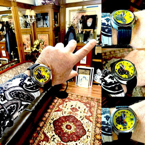 Locman titanium chronograph σαν καινούργιο, ανδρικό 45mm με ζαφείρι