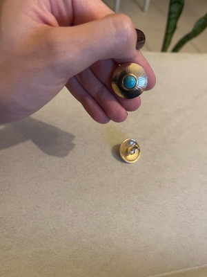Vintage style earrings pair