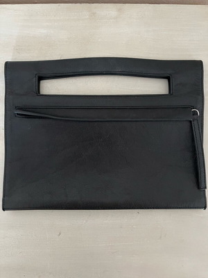 Lancel black leather handbag, like new, 100% leather