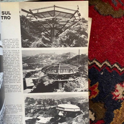 Tuttoville magazine used, 2 issues 1970, Italian architecture and design