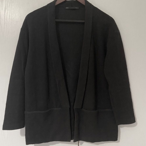 Blazer black with texture used, size M