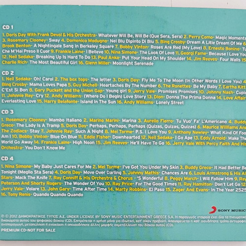 Golden Memories The Gold Party Collection 4 CD like new