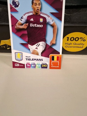 Panini Premier League Tourism Tielemans card new