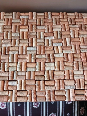 Handmade cork board like new