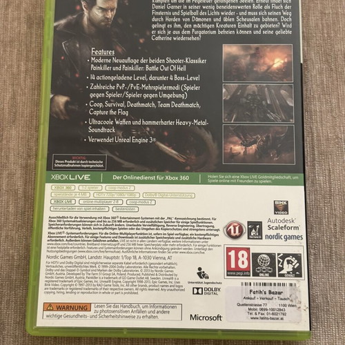 Painkiller Hell and Damnation Uncut Edition Xbox 360 used