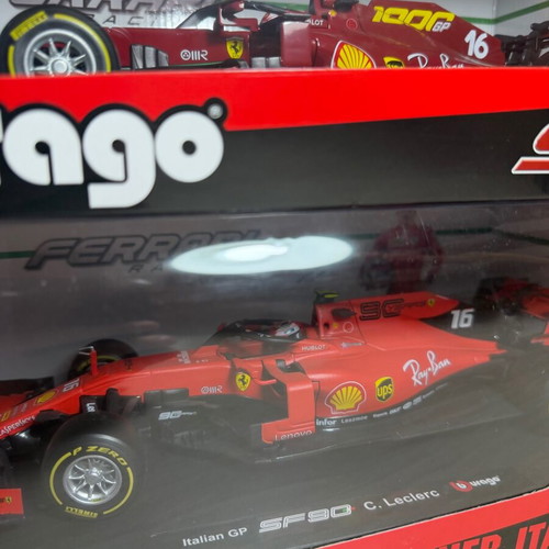 Burago Ferrari F1 Charles Leclerc 2019-2022 1/18 Scale Collection new