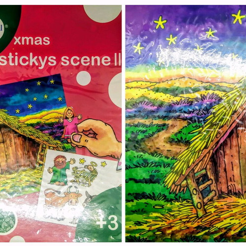 ItsImagical Nativity Scene Stickers 2005 new