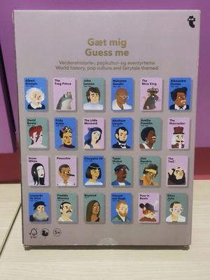 Guess Me board game new with famous characters
