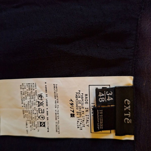 Exte' long sleeve summer t-shirt like new, black and blue, size L