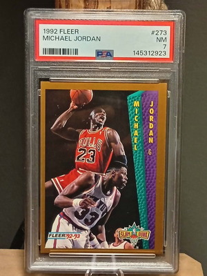 Michael Jordan 1992-93 Fleer Slam Dunk card like new