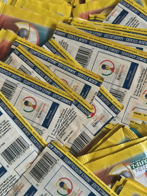 Fifa 2002 World Cup Panini stickers pack of 25 new