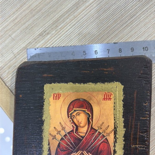 Icon of Panagia Eptaspathi with seven swords