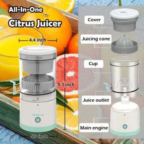 Rechargeable juicer new with USB-C technology