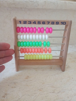 Wooden abacus