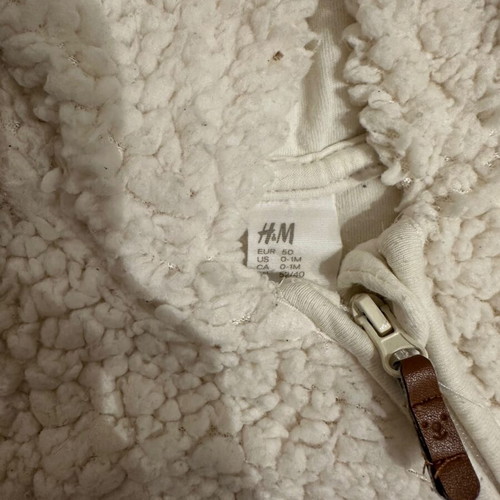 Baby jumpsuit H&M like new, beige 0-1 months