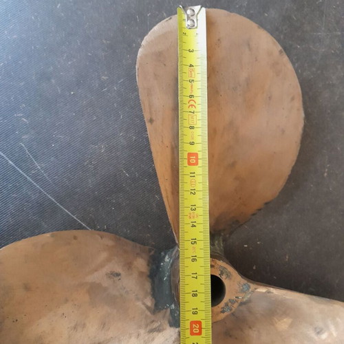 Bronze propeller used for shaft boat 18 cm radius