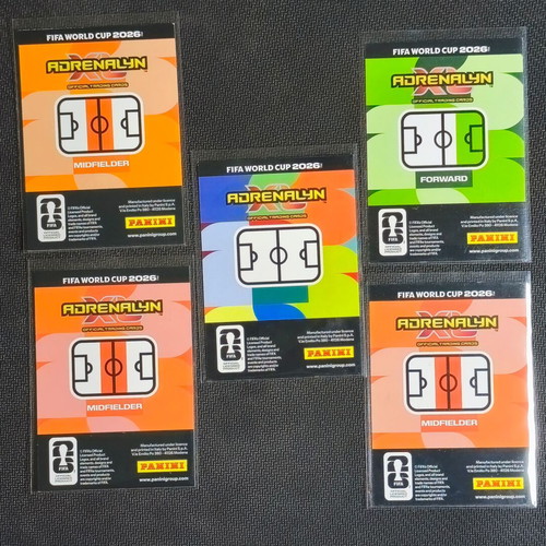 Croatia Panini Adrenalyn XL FIFA World Cup 2026 card lot of 5, new