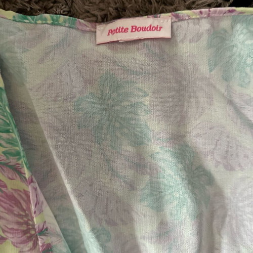 Petite Bounduir set zip culottes with wrap top new, multicolor