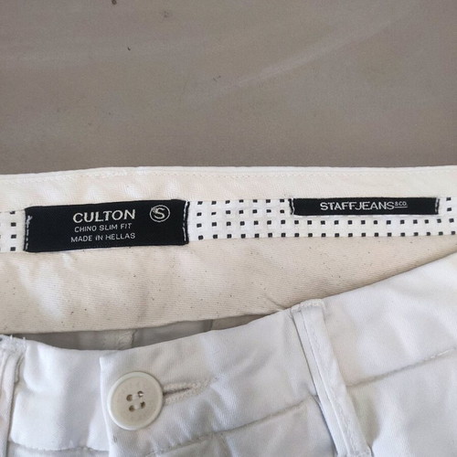 White Staff Jeans Culton slim fit pants like new, size S