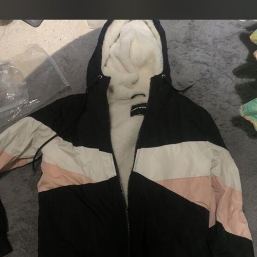 Buffer jacket Weijl used, pink, white and black, size S