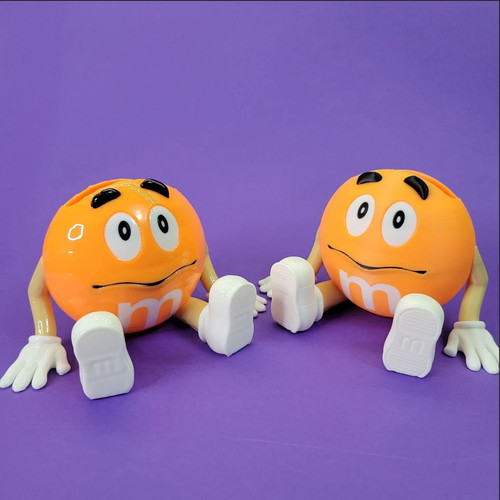 M&M's pencil holder new 3D printed, cute and functional