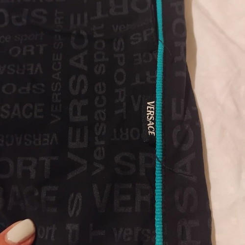 Versace men's swim shorts, size L, black